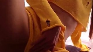 Brunette Solo Webcam Masturbation