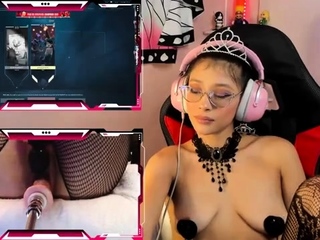 Hottest brunette solo webcam masturbation 2