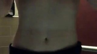 Big boob brunette masturbates on webcam